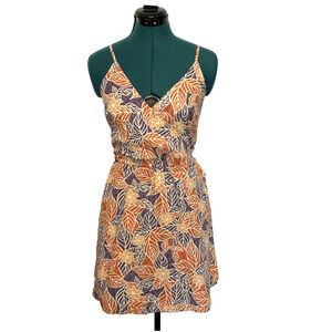 NWT Patagonia‎ Pataloha Crossover Dress in Mountain Dogwood Cusco Orange Sz 4